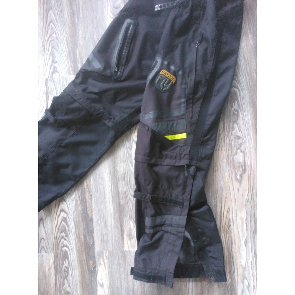 Size 48 Fly Racing Patrol Over-Boot convertible motorcycle Riding Pants - Picture 5 of 7